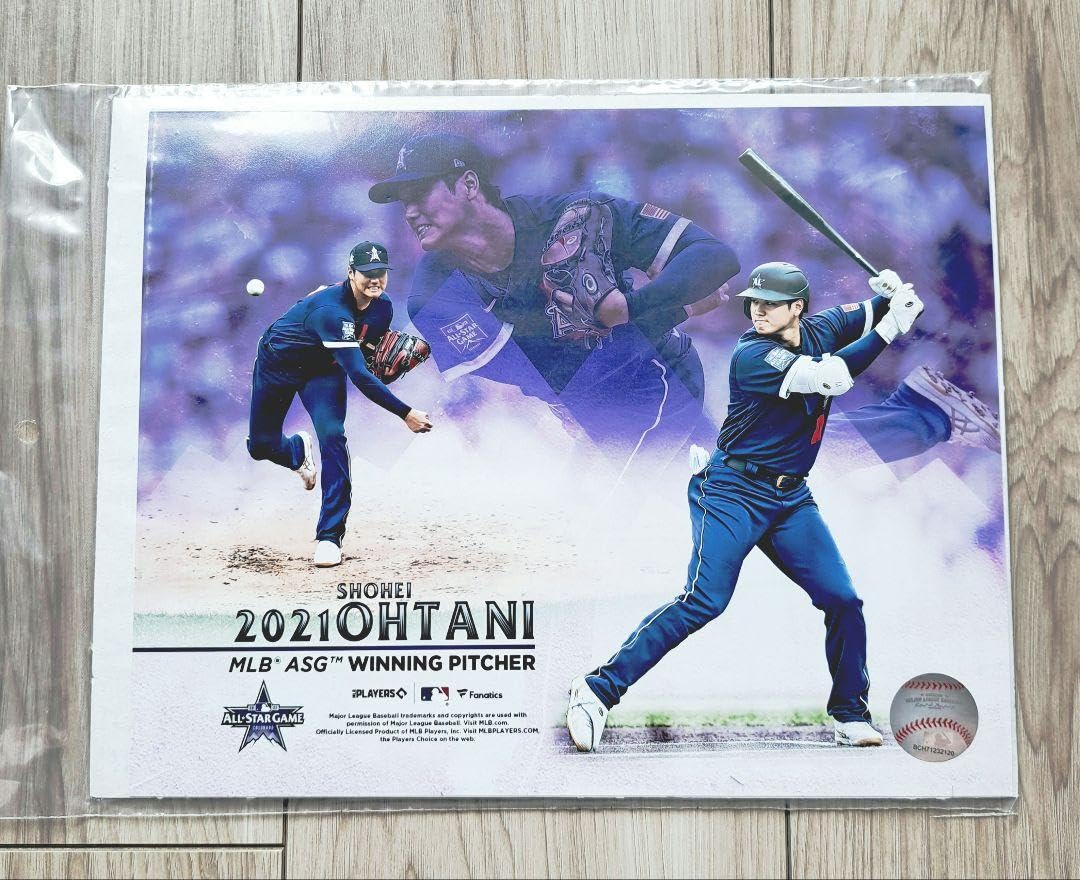 大谷翔平2021年オールスター二刀流出場記念フォト